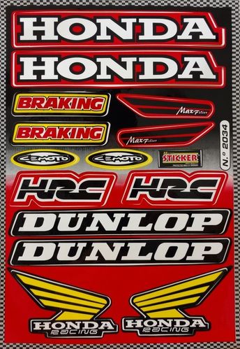 Sponsor tarrasarja, Honda/Dunlop