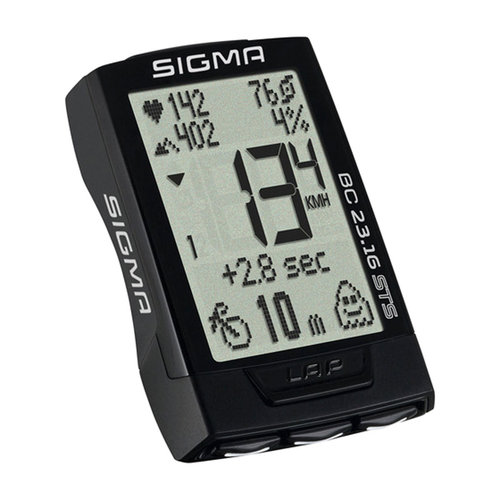 Polkupyörän mittari SIGMA, BC 23.16 STS, CAD, HR