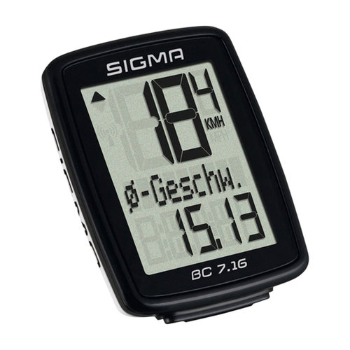 Polkupyörän mittari SIGMA, BC 7.16